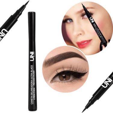 Imagem de Caneta Delineadora Ultra Black Traço Fino Á Prova D Água - unimakeup
