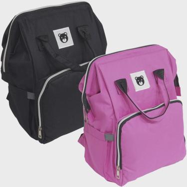 Imagem de Mochila Bolsa Maternidade Bebê Térmica Impermeável Multifunção Menino Menina Brinqway iwmm