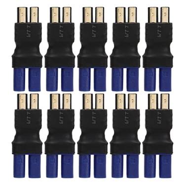 Imagem de Adaptador Fêmea da Bateria de 10 Pces Ec5 para Traxxas, Ec5 Exato do Cobre Plástico de Borracha Ao Conector Masculino para o Barco Dos Aviões do Carro de Rc