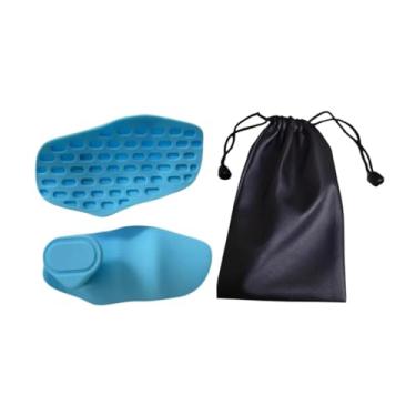 Imagem de UGPLM Almofadas para Levantamento, Protetor de Mão, Equipamento de Força, Luvas para Treino, Alças para Barra, com saco de cordão