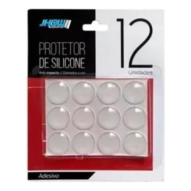 Imagem de Kit 12 Gotas De Silicone Protetor Anti Impacto Redondo 20mm - Jhow Ade