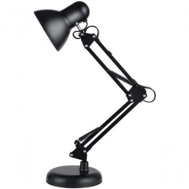Imagem de Luminaria Robo Articulada De Mesa Com Base Garra Computador Home Office G Preto