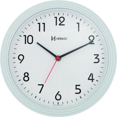 Imagem de Relógio De Parede Herweg 6633 28cm Branco