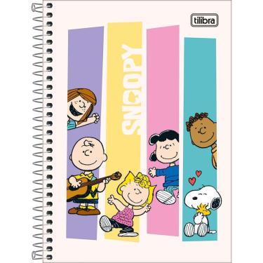 Imagem de Caderno Espiral Capa Dura Universitário 1 Matéria Snoopy 80 Folhas Tilibra Estampa 3
