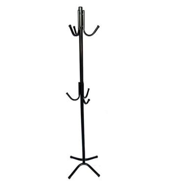 Imagem de Cabideiro Prático Utilar Fixo Udm-0506 - Preto