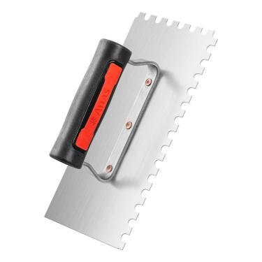 Imagem de Desempenadeira De Aço Temperado Dentada Atlas 12x25cm - At145