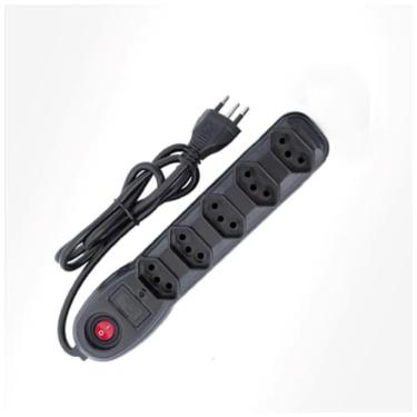 Imagem de Filtro De Linha 5 Tomadas Pp 0,75 1m Bivolt Preto