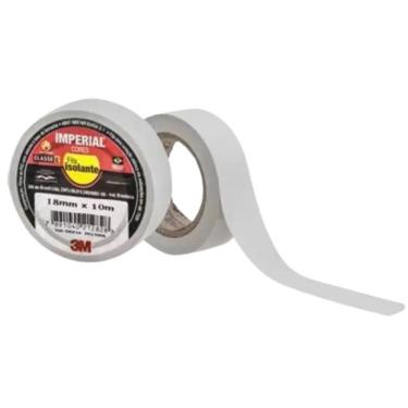Imagem de Fita Isolante Imperial 3m 18mmx10m Branco