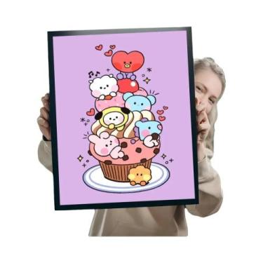 Imagem de BTS BT21 HD Quality Wall Art Poster Boa Impressão Decoração De Casa Pi