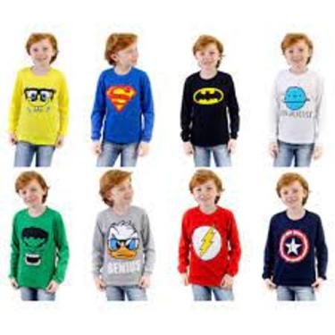 Imagem de Blusa infantil menino manga longa personagem - SAPEKINHA , 4 ANOS
