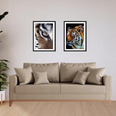 Imagem de Sofá Beny para sala de estar, 3 lugares, 1,80m, estofado em linho, base em madeira (Bege)