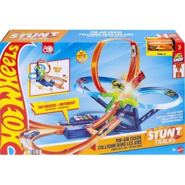 Imagem de Jfd12 hot wheels pista de brinquedo choque multi-aéreo - MATTEL