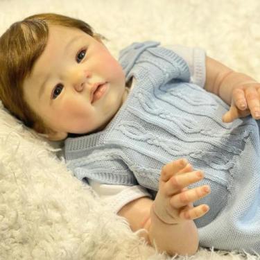 Imagem de Bebê reborn realista menino linha premium - Ana Dolls