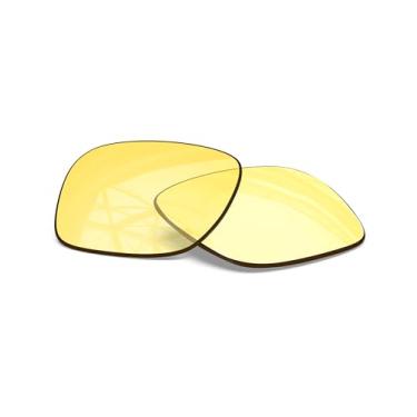 Imagem de SmartVLT Lentes de substituição masculinas HD amarelas para óculos de sol Oakley Fuel Cell OO9096