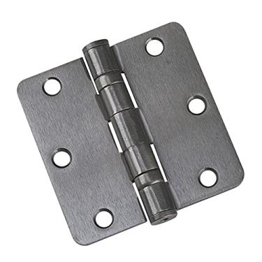 Imagem de Richelieu Hardware 42821SANB Dobradiça de rolamento esférico de encaixe completo, 89 mm, níquel antigo acetinado, (pacote com 2)