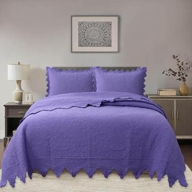 Imagem de Mantas E Colchas De Algodão Acolchoadas, Colchas E Mantas De Casal King Size, Colcha Super King Double Size, 3 Peças Colcha De Cama Para Casal, Orange Color, 250 * 270CM