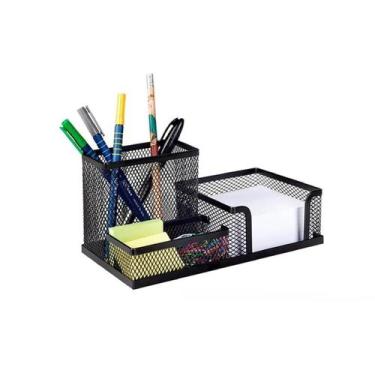 Imagem de Porta Lápis Aramado Preto Escritórios Prático e Resistente - Keep