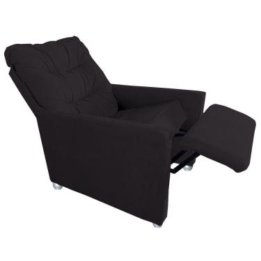 Imagem de Poltrona Reclinavel Do Papai e Mamãe Italia Preto