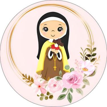 Imagem de Capas Painel Mini Redondo Mesa Religioso Infantil Decoração - NoBrand,