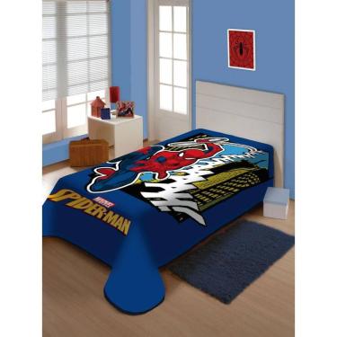 Imagem de Cobertor Raschel Plus Homem Aranha 1,50x2,00m - Jolitex