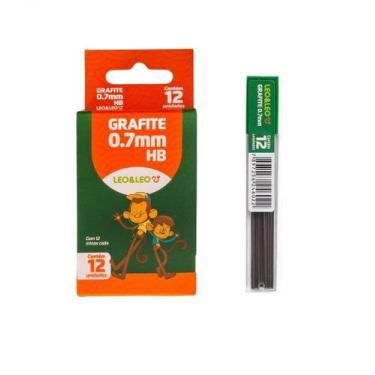 Imagem de 3 Caixas C/12 Tubos Grafite Para Lapiseira 0,7Mm Hb Leo Leo - Leo E Le