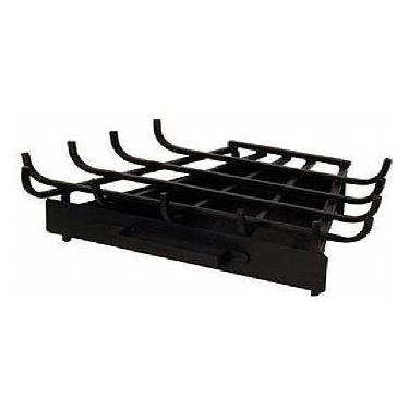 Imagem de Grelha C/ Gaveta De Canto Para Lareira Ferro Preto 68,5 X 40 X 38 - LO