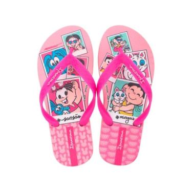 Imagem de Chinelo Infantil Ipanema Kids Turma Da Monica Rosa/Branco 24