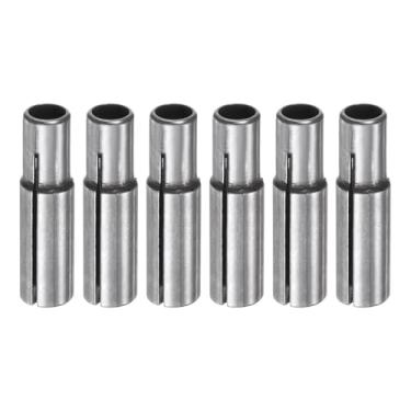 Imagem de 6 peças de adaptador de pinça 1/10.2 cm a 1/20.3 cm Die Grinder Chuck Driver Adapter CNC Gravura Bit Router Converter para máquina ferramenta CNC