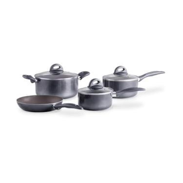 Imagem de Jogo de Panelas 4 Peças Ceramic Life Smart Plus Brinox - Cinza