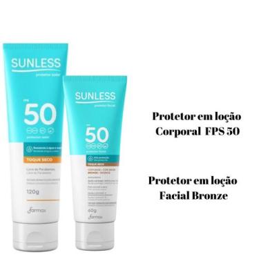 Imagem de Protetor Solar Corporal FPS 50 120g + Protetor Solar Facial FPS 50 60g