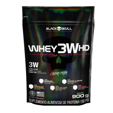 Imagem de Refil whey 3w hd 900g - BLACK SKULL, N/A, CHOCOLATE, N/A