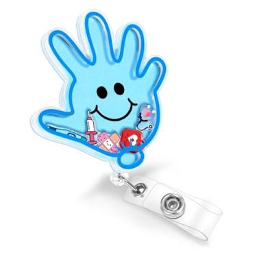 Imagem de Plifal Clipe de suporte para crachá da Surgical Tech – Carretel retrátil para crachá de identidade com clipe jacaré, enfermeira, escritório, trabalhador médico, acessórios para estudantes, presentes