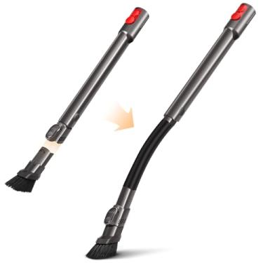 Imagem de WYWY.Wide Acessórios de vácuo de ferramenta de fenda flexível compatíveis com aspirador de pó Dyson V7 V8 V10 V11 V12 V15 Gen5 G5, escova de bocal de vácuo extensível para cantos e lacunas difíceis de