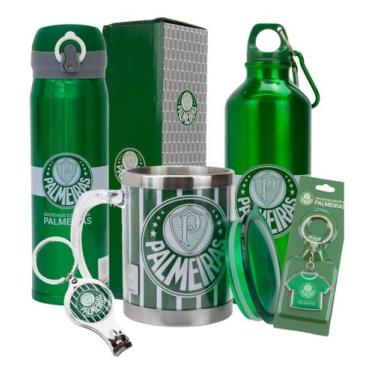 Imagem de Kit Palmeiras Garrafa Termica e Garrafa Aluminio - oficial, Palmeiras