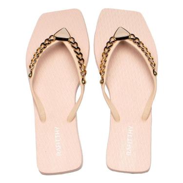 Imagem de Chinelo Feminino Rafitthy Charm Rosa Claro/Dourado-Feminino