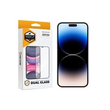 Imagem de Película para iPhone 14 Pro - Dual Glass Preta - Gshield