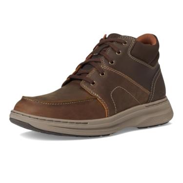 Imagem de Clarks Bota masculina Craftwell cano médio, Couro de cera de abelha, 9 Wide