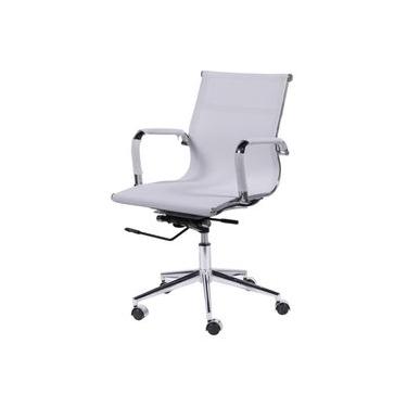 Imagem de Cadeira Diretor Giratória Tela Eames Branca