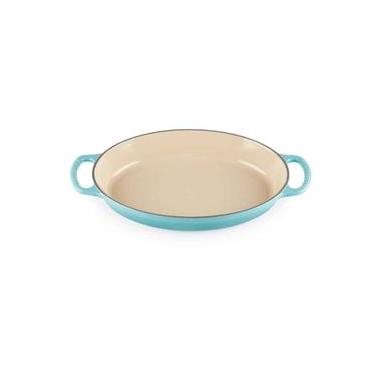 Imagem de Assadeira Oval Signature 28 cm Azul Caribe Le Creuset