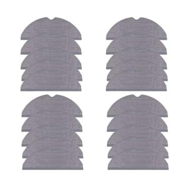 Imagem de Panos de limpeza compatíveis com o aspirador robô Roborock S8 S8+ S8 PLUS S8 Pro Ultra G20. Inclui panos de limpeza duplos e acessórios para esfregão vibratório.(20 PCS)