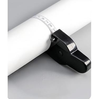 Imagem de Fita métrica de corpo automática de 152 cm, fita métrica retrátil macia com autoaperto para fitness, costura, alfaiate, perda de peso