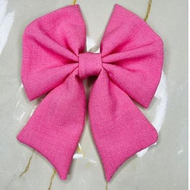 Imagem de Laço de Cabelo Feminino com Bico de Pato Adulto Acessório de Moda em para Penteados (ROSA LAÇO,INFANTIL)