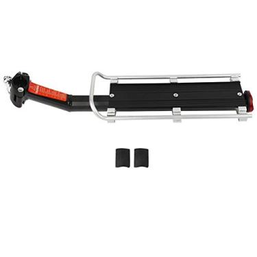 Imagem de CUOFYUNL Suporte de bagagem para bicicleta Rack traseiro Refletor Prateleira para assento de ciclismo Bolsa Suporte