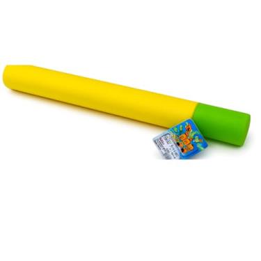 Imagem de Lança-Água Espaguete de Espuma, Amarelo e Verde, 66cm, Brinquedo para Piscina e Praia, Diversão Aquática para Crianças