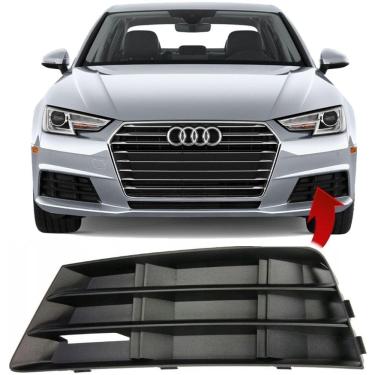 Imagem de Grade Moldura Preta Parachoque A4 B9 2.0 2016 À 2019 - Esq