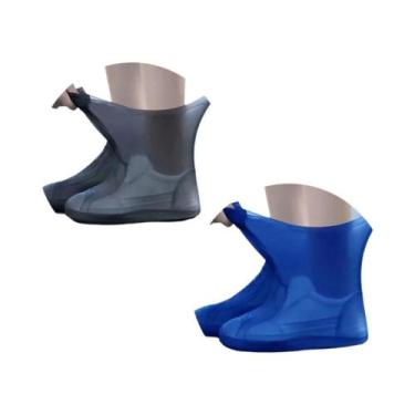 Imagem de Capas De Botas De Chuva Impermeáveis E Antiderrapantes Em Borracha Com