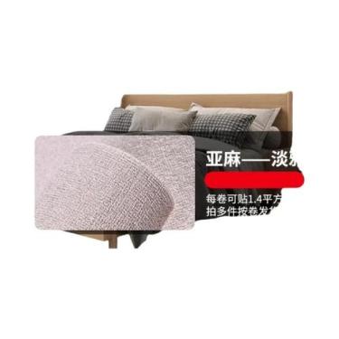 Imagem de Adesivos De Parede 3D Com Isolamento Térmico, Cor Lisa De Linho, Decor