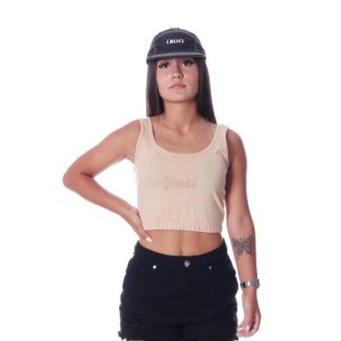 Imagem de Cropped bali flower vintage - BALI COMPANY, Caqui, m