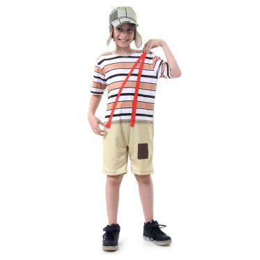 Imagem de Fantasia Infantil - Chaves Curto - Tamanho P (3 a 5 anos) - 16140 - Sulamericana