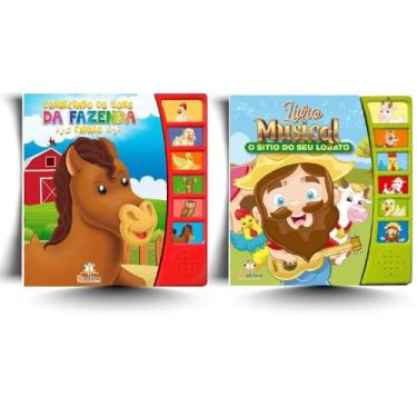 Imagem de Kit Livros Sonoros: Sons Da Fazenda - Cavalo + O Sítio Do Seu Lobato (